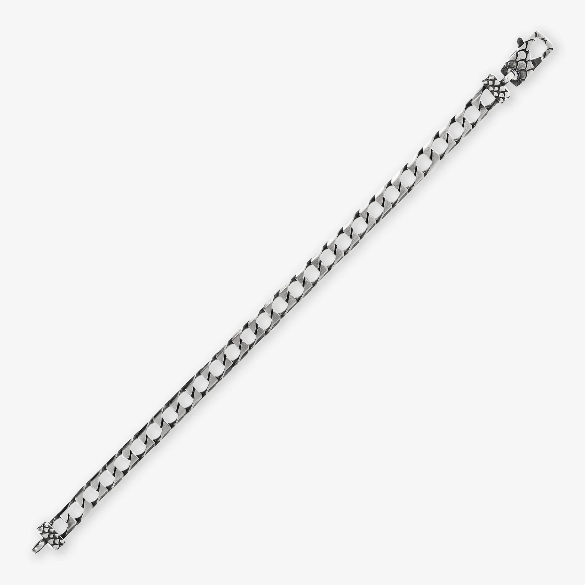 Bracciale con Catena Grumetta Squadrata