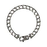 Bracelet avec chaîne gourmette taille diamant