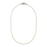 Necklace with White Freshwater Pearls Ø 4/4.5 mm