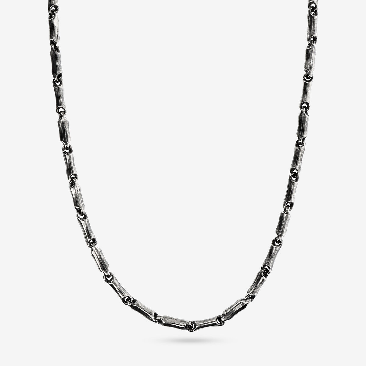 Collana con Catena Design Bambù in Argento 925