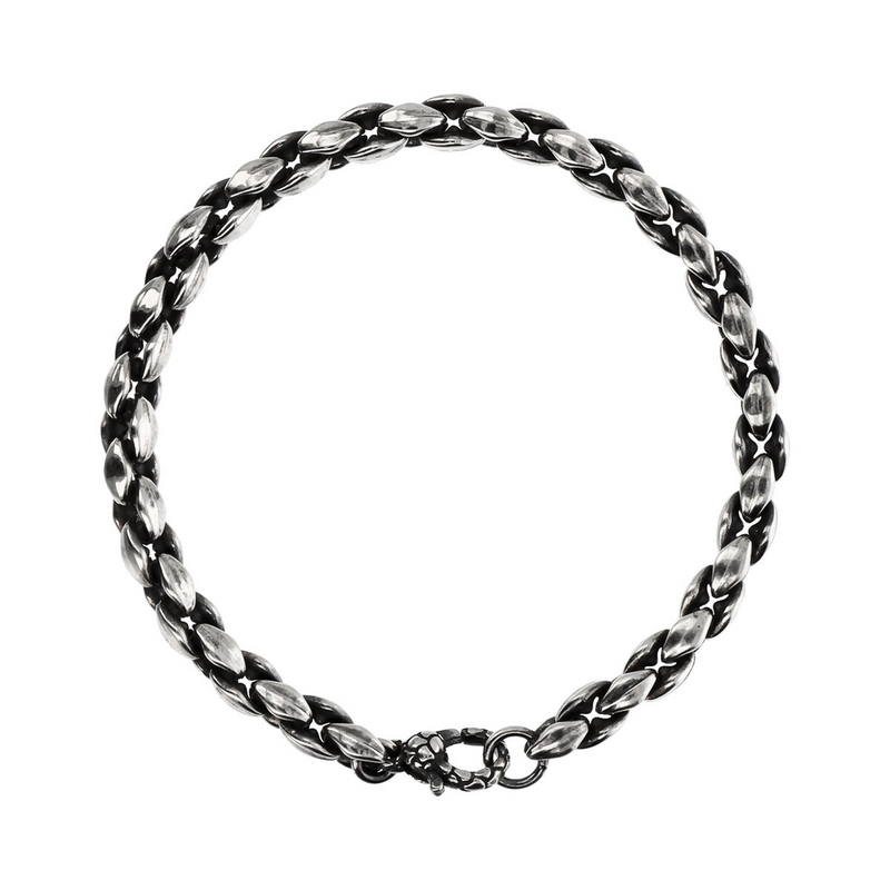 Bracelet avec chaîne serpent
