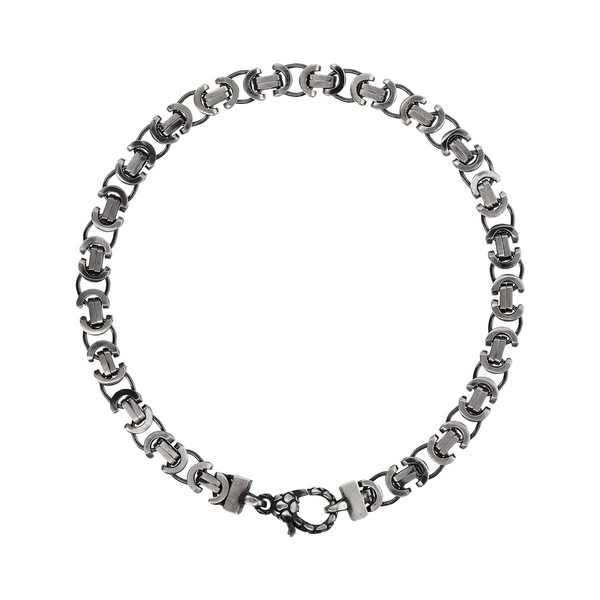 Bracelet avec chaîne byzantine