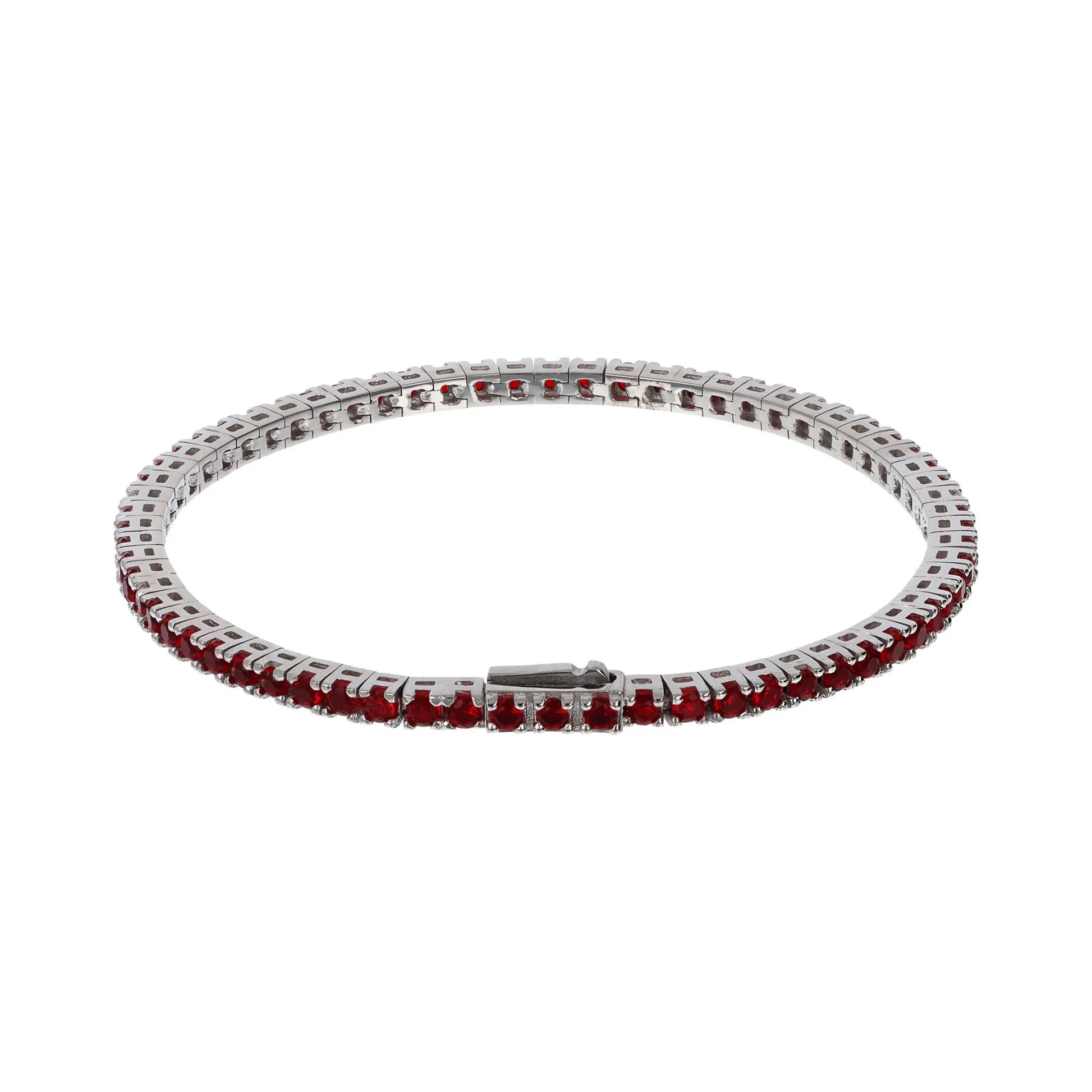 Bracciale decina in cristallo rosso, in cristallo, Italia, Rosari in Bracciale decina in cristallo rosso, in cristallo, Italia, Rosari in