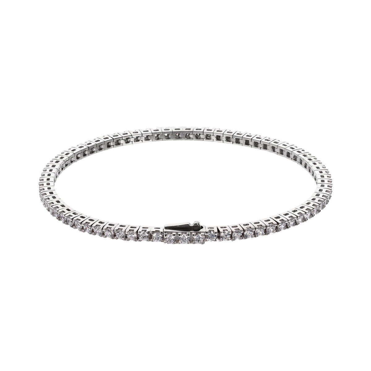 Bracciale Tennis con Cubic Zirconia in Argento 925