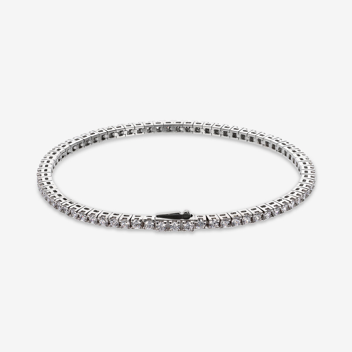 Bracciale Tennis con Cubic Zirconia in Argento 925