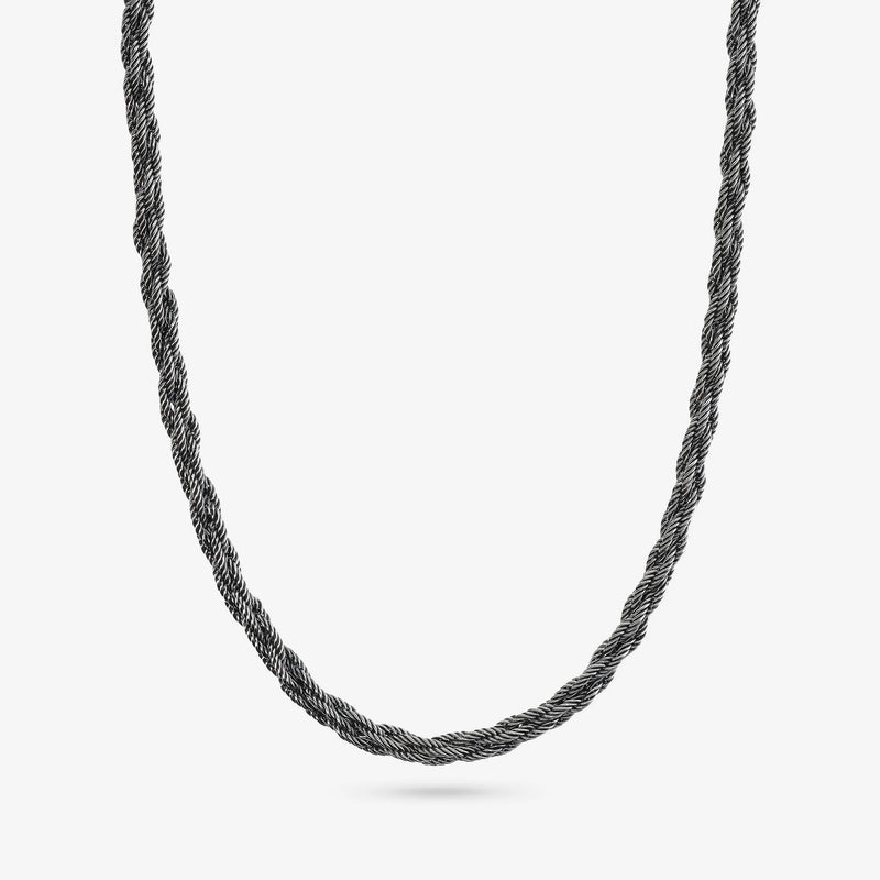 Collana In Argento Sterling Con Catena A Spiga E Grano - Made In Italy - Italia - Foto 14